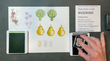 Sponge Dauber Technique with See the Good Stamp Set