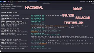 SSL Testing | Tool Demo testssl.sh, nmap, sslyze, sslscan| Find SSL Config Vulnerability | HackNikal