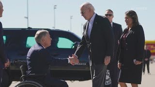 Gov. Abbott hand-delivers letter to Biden during visit to US-Mexico border