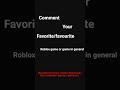 Comment and ill reply ! ( ill try ) #roblox #shorts #reply