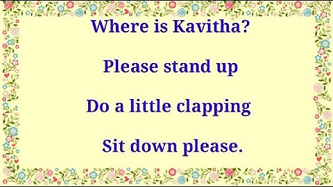 Ennum Ezhuthum/ English/ Term 1/ Large group activity/ song time / 1st to 3rd standard