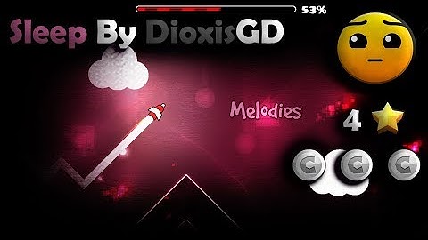 Geometry Dash 2.11 | Sleep By Dioxis GD (Daily Level - All Coins) | Hard