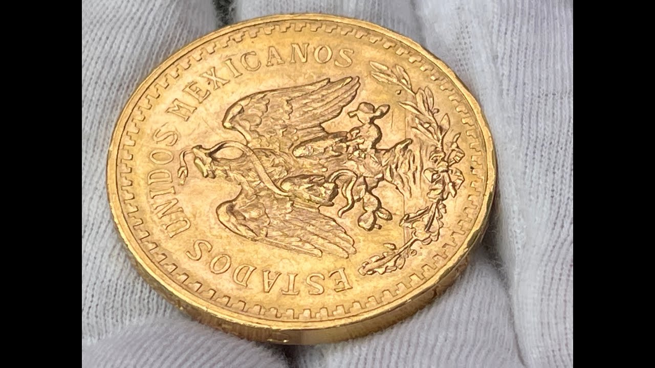 Replik Der Mexican 50 Pesos Münze (Centenario) – 38 Mm, Antik – Für Sammler & Hobby