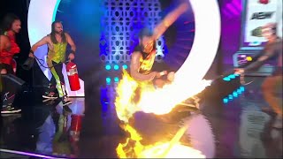 Darby Allin Sets Jack Perry On Fire at AEW Double or Nothing (May 26, 2024)