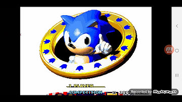 Sonic 3 title screen remade in pocket code, version 2
