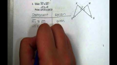 Proofs Using Reflexive Property and Vertical Angles