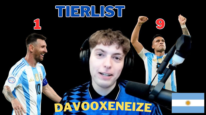 LOS MEJORES JUGADORES DE ARGENTINA - Davooxeneize TierList Copa América 2024
