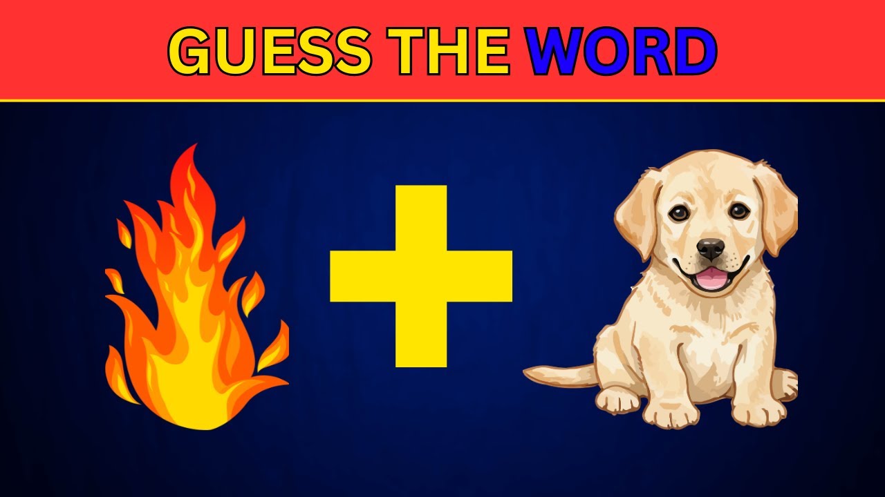 Can You Guess the Word by Emojis? 🤔🔥 | Fun Emoji Quiz Challenge! - Part 1