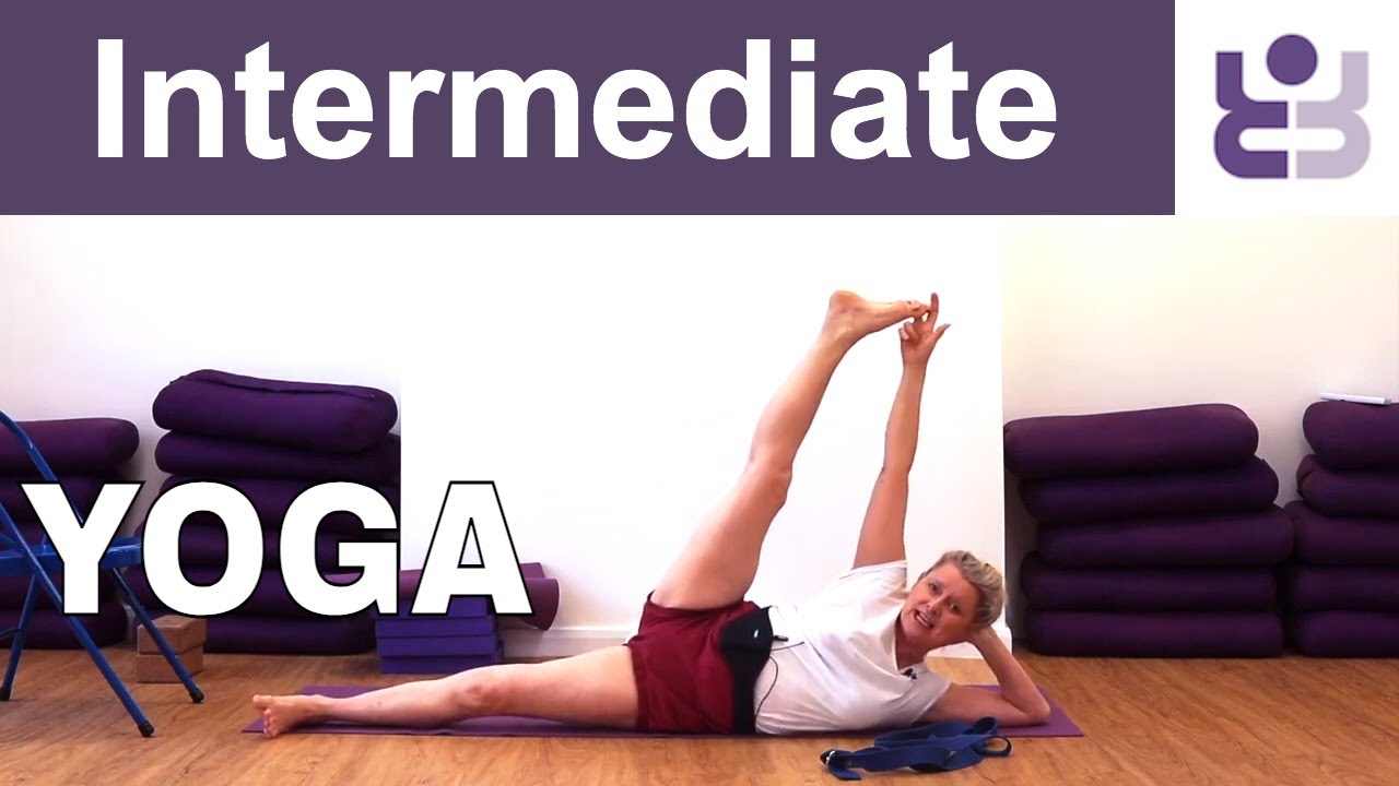 Intermediate Iyengar Yoga Sequence - Leg Extension towards Anantasana