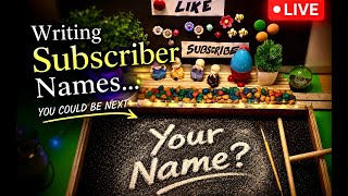 Writing Names On Demand #live #foryou