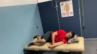 Sidelying thoracic rotation