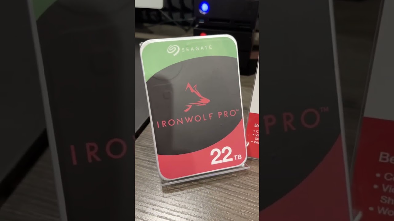 New Seagate IronWolf Pro 22TB HDD. User workload rates of up to