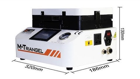 M-Triangel mini vacuum lcd laminating and bubble removing machine Oca Lamination
