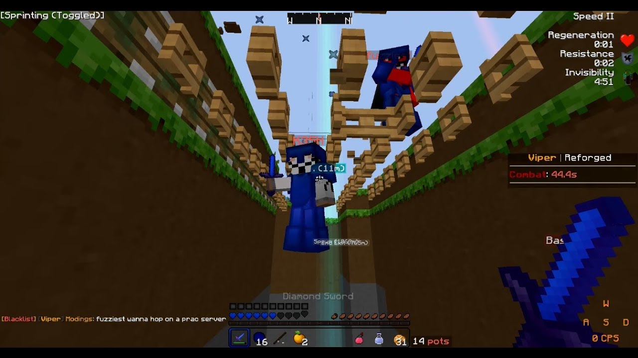 [ViperMC] TRAPPING POWER FAC WITH 1-WAY FENCEGATE TRAP + CLUTH 2v1 WIN - Reforged