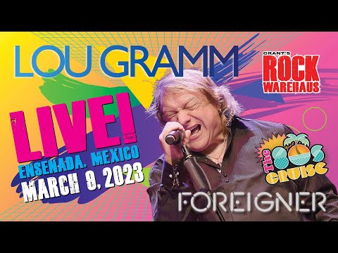 Lou gramm - live on the '80s cruise: ensenada, mexico -  march 9, 2023 | #139