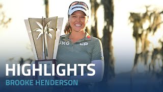 Brooke Henderson Final Round Highlights | 2023 Hilton Grand Vacations Tournament of Champions