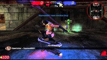 Unreal Tournament 3 VCTF-Badneighbors_v2 HowToGetTheFlag from Godlike bots H.264 Movie