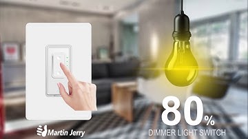 Smart Dimmer Switch by Martin Jerry, Compatible with Alexa and Google Assistant, Home Automation IOT