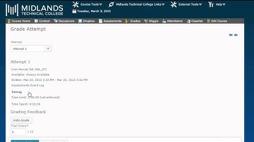 D2L Brightspace v10.4 Viewing Assessment Log
