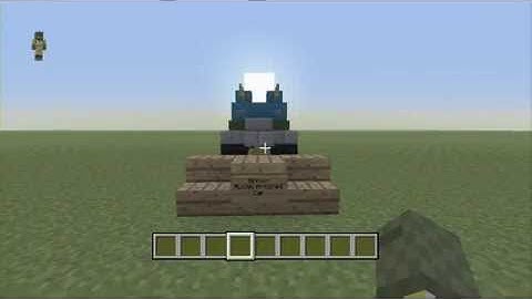 Minecraft WW1 British Austin Armored Car Tutorial