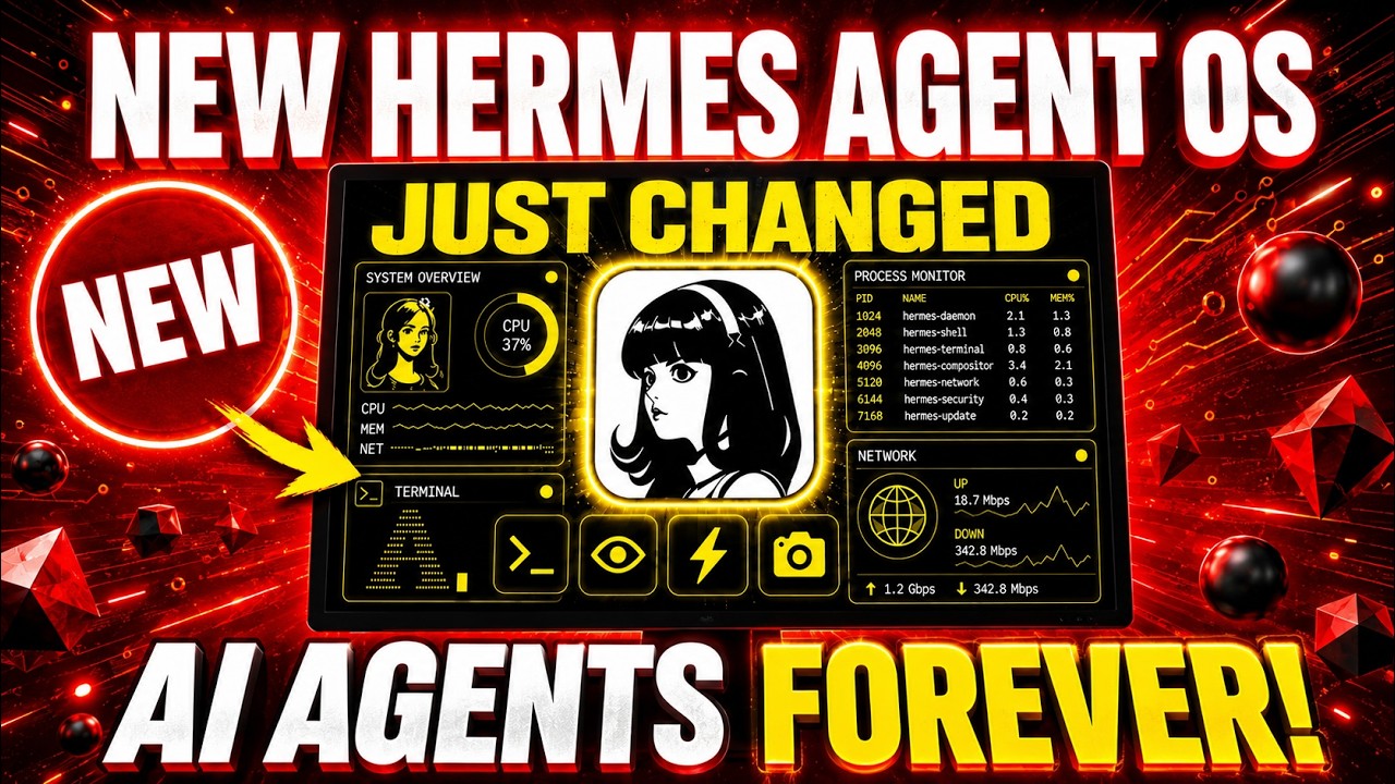 NEW Hermes Agent OS JUST Changed AI AGENTS Forever! 🤯