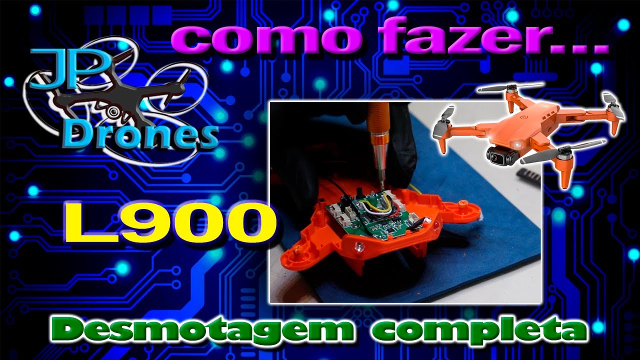 Drone L900 - Problemas: Drone não liga / não liga o motor - YouTube