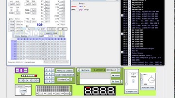 8051 programing using EDSIM51 simulator
