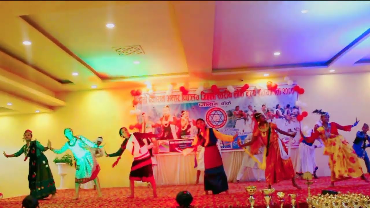 Folk Dance  Ghar Hamro Nepal  Nepali Lok Dance 