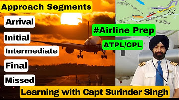 APPROACH SEGMENTS | AIRLINE ENTRANCE | ATPL | CPL | #dgcaexams #pilottraining #pilot #aviation