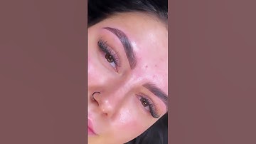 🔥Fire Brow Lamination finisher - Lovee it🙌💗#shorts #lashes #shortsvideo #eyebrows #lashlift247