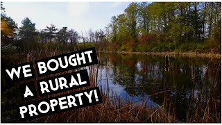We bought a homestead! First time walking the new land  abandoned for 15 years!