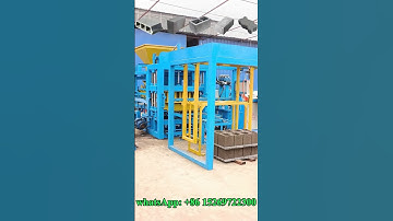 QT18 hydroform automatic concrete block molding machine with stacker mixer conveyor #block #machine