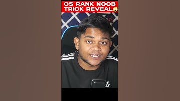 CS RANK NOOB PLAYER  TRICK REVEALED😍 #shorts #freefireshorts