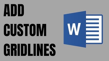 How to Add Custom Gridlines in Word