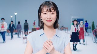 浜辺美波、出演者＆スタッフと心合わせワンカット撮影挑戦　爽やかワンピ姿でキュートな笑み振りまく　「令和3年東京都議会議員選挙」周知用動画