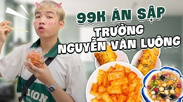 Thử Thách Cầm 99K Ăn Sập Trường Tiểu Học Nguyễn Văn Luông Và Cái Kết 😱 | Quốc Halo