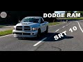 Dodge ram srt 10 sur la route de la vue des alpes