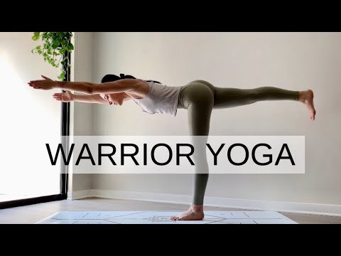 Warrior Yoga Flow  15 Min Practice For Balance & Strength 