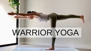 Warrior Yoga Flow | 15 Min Practice For Balance & Strength screenshot 3