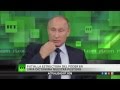 Vladímir Putin conversa con periodistas de RT