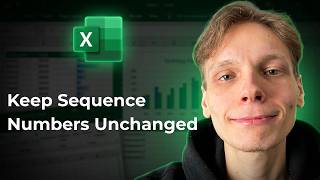 How to Keep Sequence Numbers Unchanged When Filtering in Excel [2026 Easy Guide]