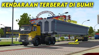 GEDE Banget Sampe OVERSIZE - Review Volvo FMX Trailer Muat Beton by Ade Iskandar - Mod Bussid