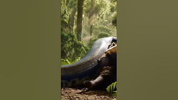 Big python attack bear 🐻 #youtubeshorts #wildlife #shortsfeed #shorts