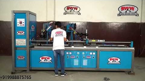 Cuplock standard ledger welding machine INDIA/Automatic scaffolding ledger welding machine.