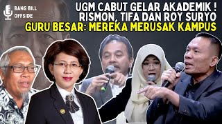 Download Lagu MERUSAK NAMA BESAR UGM, RISMON TIFA DAN ROY SURYO TERANCAM KEHILANGAN GELAR AKADEMIK ! MP3 Download Lagu MERUSAK NAMA BESAR UGM, RISMON TIFA DAN ROY SURYO TERANCAM KEHILANGAN GELAR AKADEMIK ! MP3