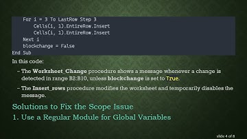 How to Use Global Variables in VBA with Excel: Handling Scope and Events