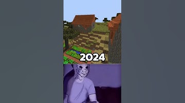 Minecraft Nostalgia 2023 vs 2013 #shorts