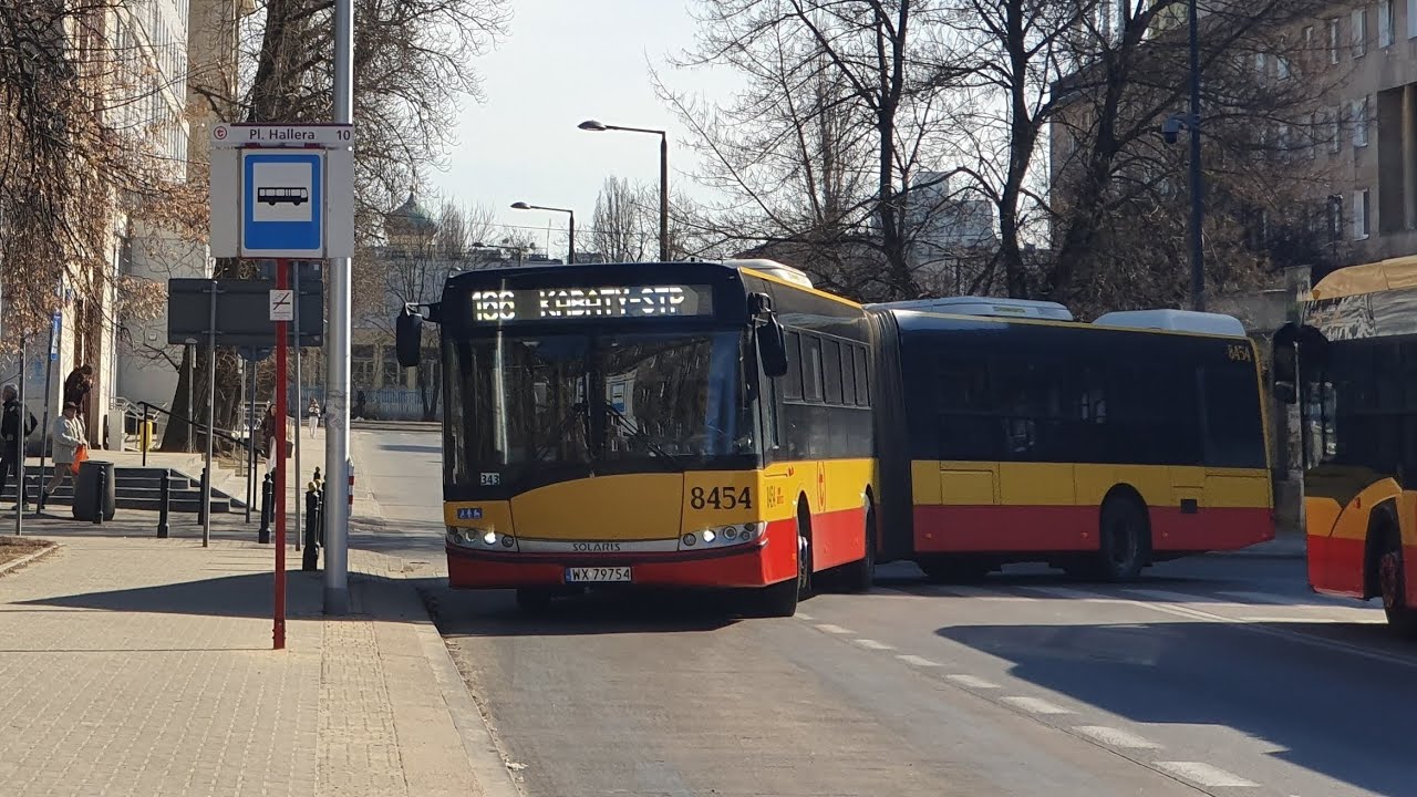 [166] MZA Warszawa - Przejazd SU18 III #8454 na linii 166➡️ Kabaty-Stp 
