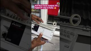 PLC|plc fault|Mitsubishi |programing logic control |#shorts #ytshorts #electrical #electrician #plc