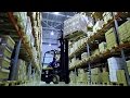 Stock Footage | Modern Warehouse with Forklift Trucks